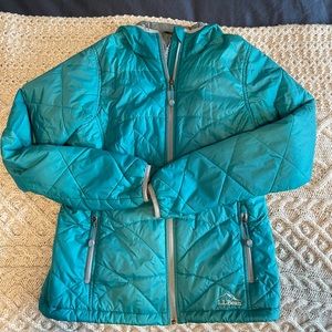 LL Bean Womens Hooded Jacket, size XS (read description re: sizing!)